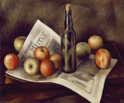 Stillleben mit Äpfeln von Mark Gertler